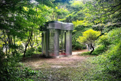 "Voliére II" walk-in  pavilion, stainless steel, swing  etc. LED